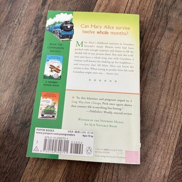 A Year Down Yonder by Richard Peck fair used condition - Picture 2 of 5